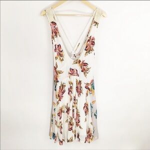 Free People White Floral Dress